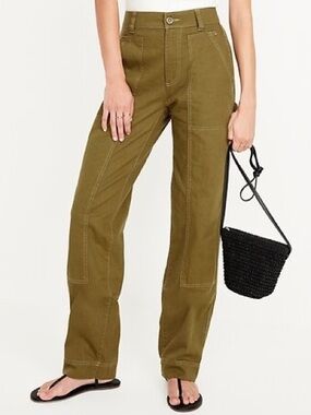 Old Navy Olive Green Cargo Utility Pants